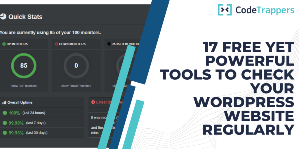 17 Free Yet Powerful Tools To Check Your WordPress Website Regularly
