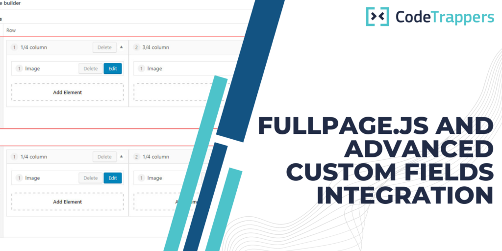 fullPage.js And Advanced Custom Fields Integration